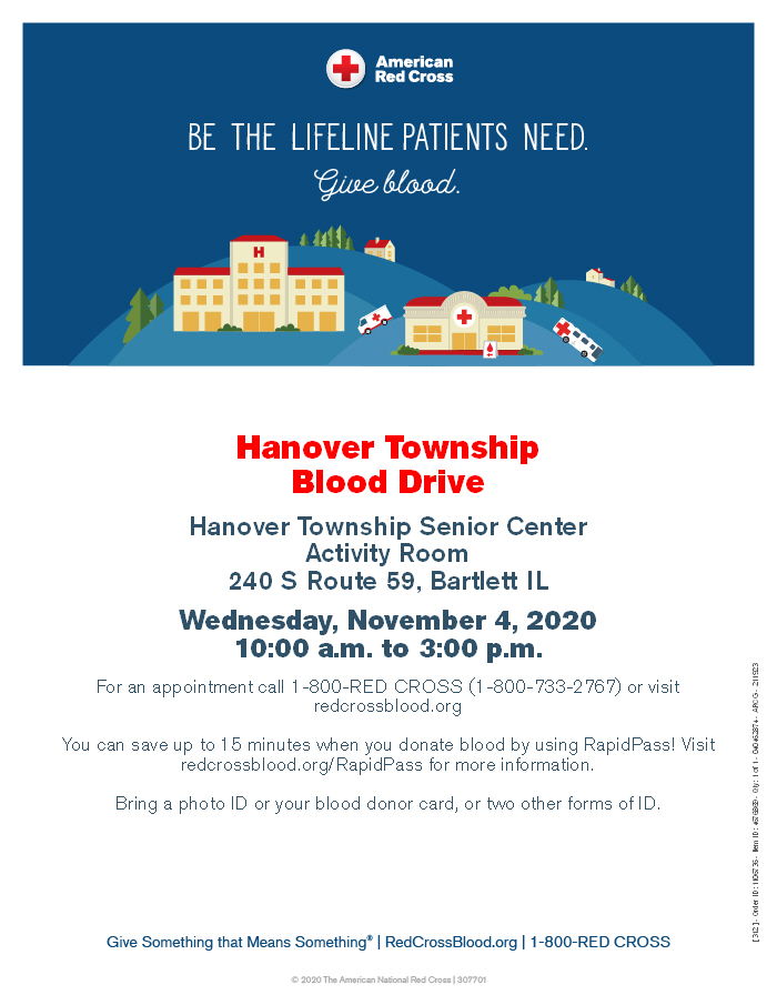 Blood Drive Nov 2020 Flyer