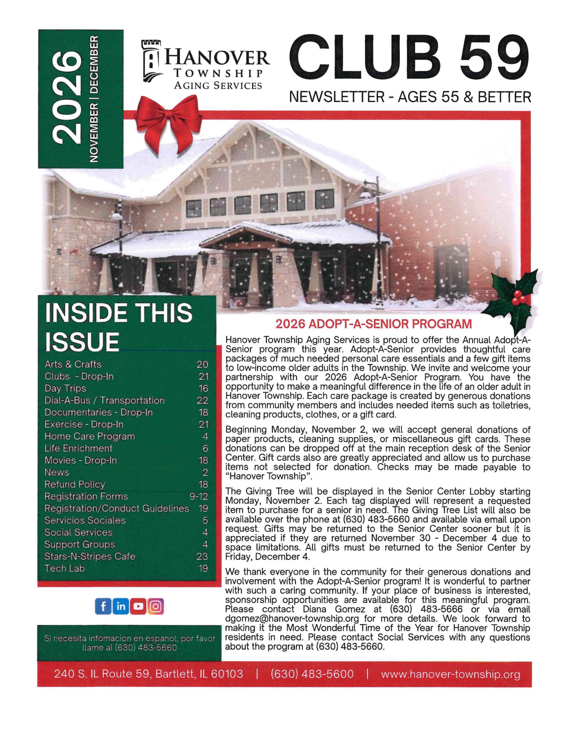 Club 59 Nov Dec 2026 Cover